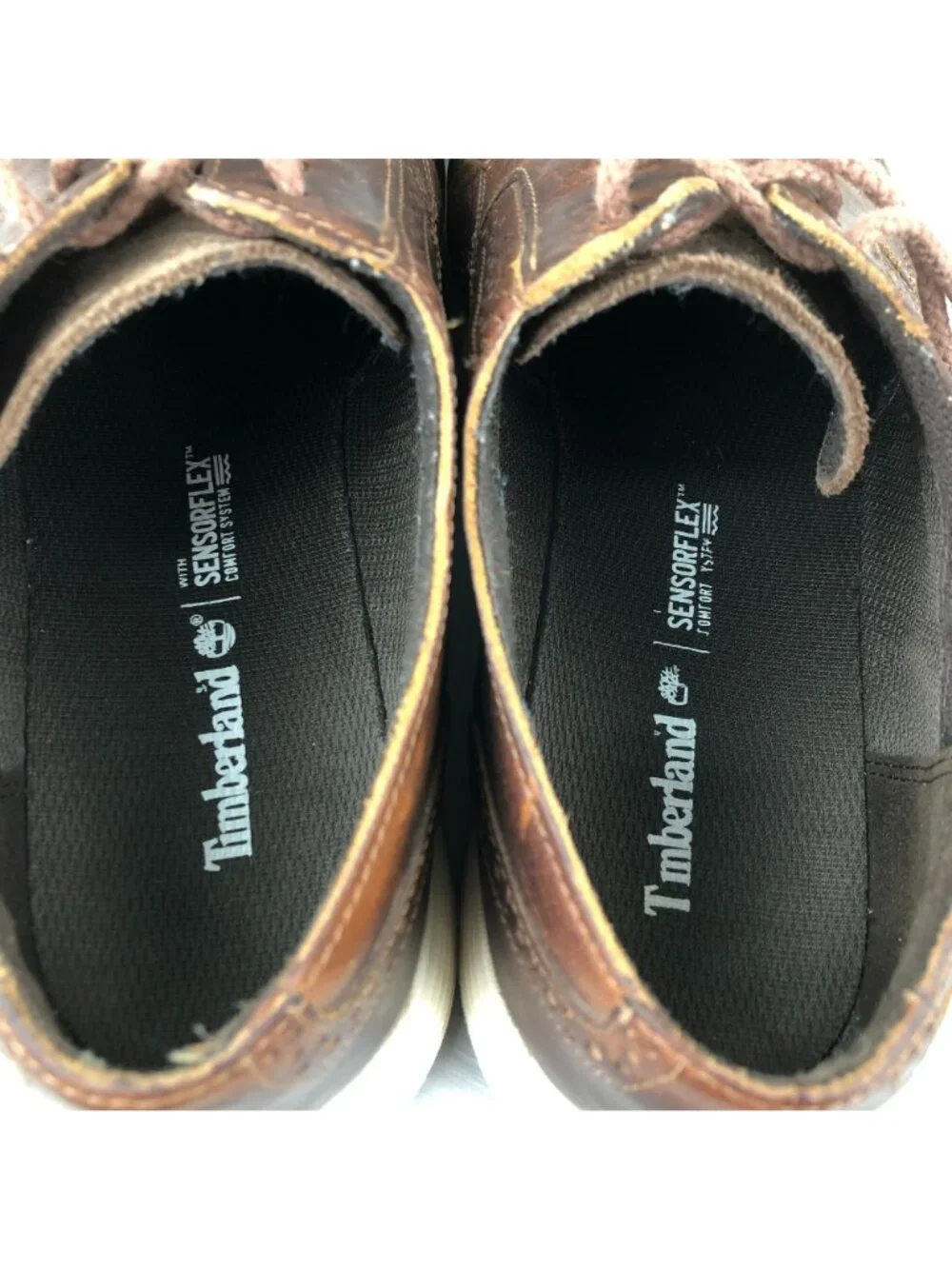 Timberland Men's Size 10.5 Franklin Park Brogue Brown Leather Oxfords A22PC